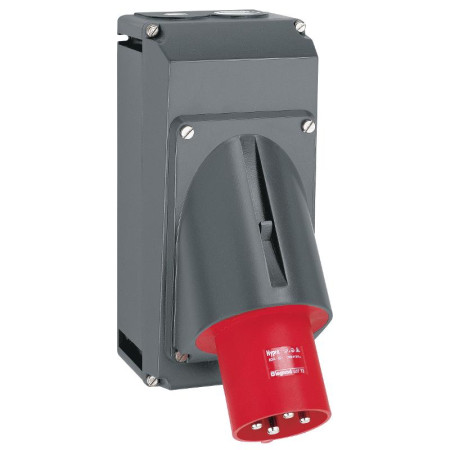 Коробка накладного монтажа Hypra - IP 44 - 2К+З/3К+З/3К+Н+З - 63 А - пластик