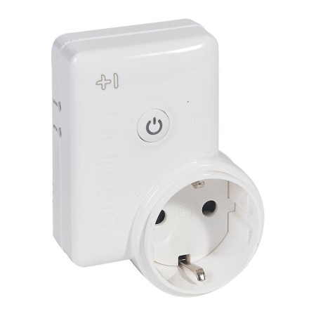 MyHome Play Zigbee. Активатор-диммер радиоуправляемый, розетка 2К+З, 10А