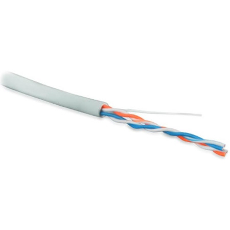 Кабель витая пара UUTP2-C5-S24-IN-LSZH-GY-500 (500м)неэк.U/UTP,кат.5,2п.(24AWG),одн.(solid),LSZH,нг(С)-HF,-20°C -+75°C,сер.