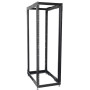 19" двухрамная стойка, 42U, 600x800 мм, черная