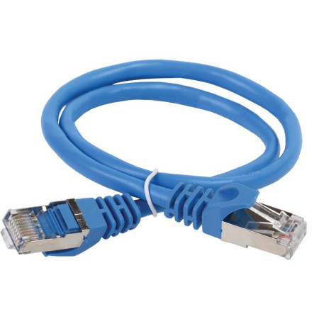 Коммутационный шнур кат. 6 FTP PVC 1м синий