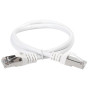 Коммутационный шнур кат. 6 FTP PVC 1м белый