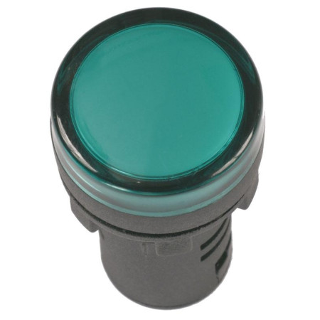 Лампа AD16DS(LED)матрица d16мм зеленый 230В AC