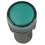 Лампа AD16DS(LED)матрица d16мм зеленый 230В AC