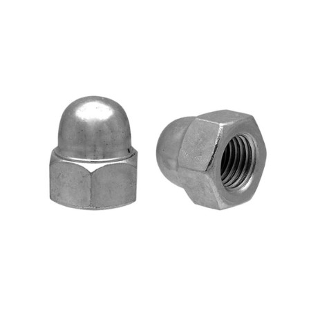 Гайка DIN1587 колпачковая оцинк. М12 (4 шт) - пакет ( 0,087 кг)