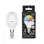 Лампа светодиодная Smart LED Шар G45 6W E14 RGBW+dim 1/10/100