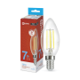 Лампа светодиодная LED-СВЕЧА-deco 7Вт 230В Е14 6500К 630Лм прозр