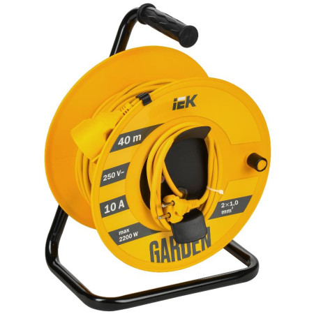 GARDEN Катушка УК40 1 место 2P 2×1,0мм2 40м