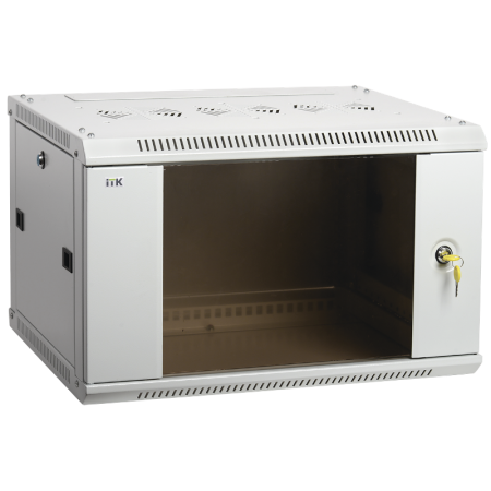 Шкаф LINEA W 15U 600x600 мм дверь стекло в сборе, RAL7035