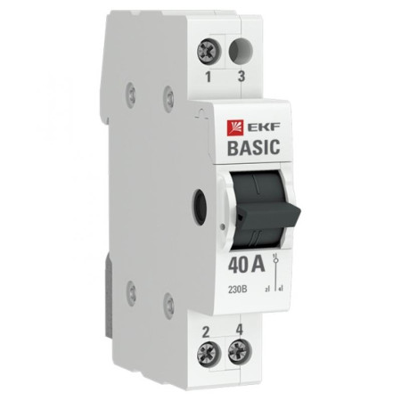 Переключатель трехпозиционный 1P 40А EKF Basic