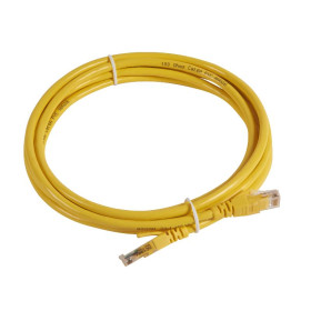 Патч-корд U/UTP 6а PVC 5м жёлт.