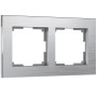 Рамка на 2 поста Werkel Aluminium алюминий W0021706