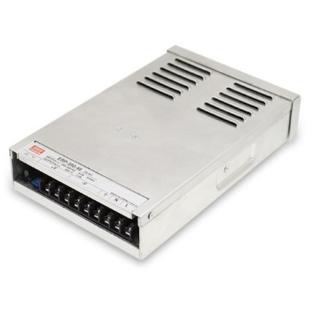 Драйвер 350Вт 24V для светодиодной ленты Meanwell ERP-350-24 IP20 221x130x48мм без активного охлаждения