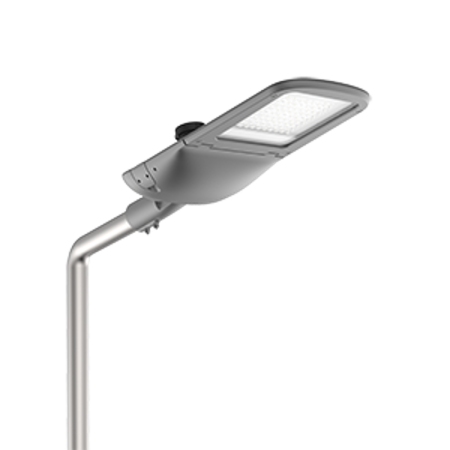 Светильник светодиодный консольный уличный Tornado Road 120Вт 2700 K 1..10V NEMA RAL7045 серый муар
