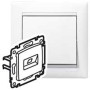 Valena Белый Модуль розетки(RJ45) 1-ая 6 кат STP