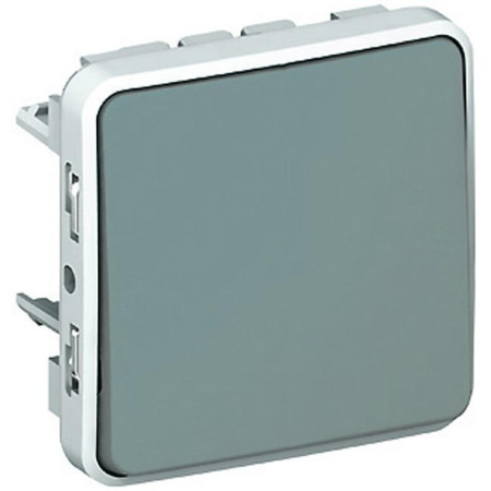 Plexo Серый Выключатель кнопочный 1НО 10A IP55