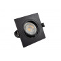 Светильник светодиодный встраиваемый DK3021-BK , IP20, 10Вт, GU5.3, LED, черный, пластик