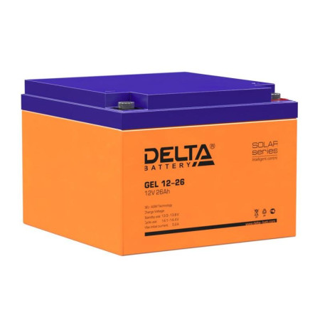 Аккумуляторная батарея Solar серии GEL 12-26 12В/26Ач
