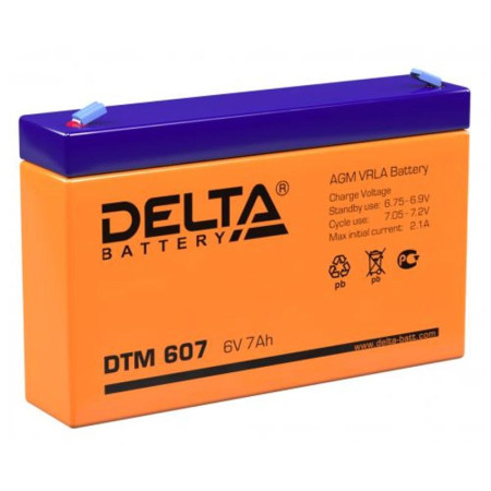 Акумуляторная батарея UPS серии DTM 607 6В/7Ач