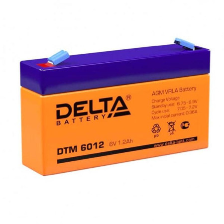 Акумуляторная батарея UPS серии DTM 6012  6В/1,2Ач