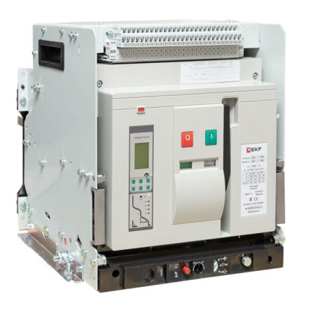 ВА-45 3200/2500А 3P 100кА выкат., корзина, гориз., ETU(220В AC) LCD ModBus-RTU, мп/нр/вкл.к.(220В AC), ав/доп. 1CO/1NC,1NO,4CO