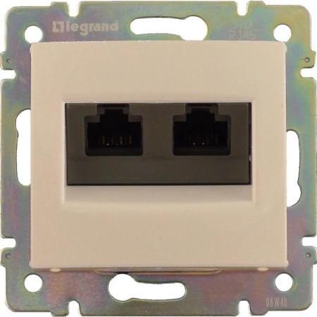 Valena Сл. кость Розетка комп (RJ45) 2-ая 6 кат UTP