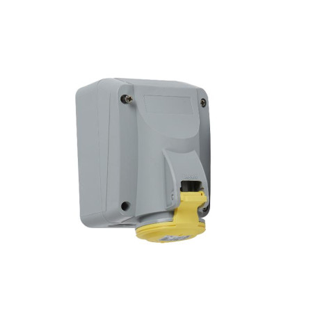 Розетка накладная - P17 Tempra Pro - IP 44 - 100/130 В~ - 16 A - 2К+З