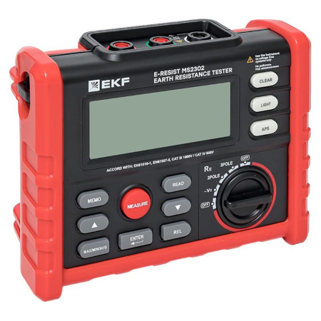 Измеритель сопротивления заземления цифровой E-Resist MS2302