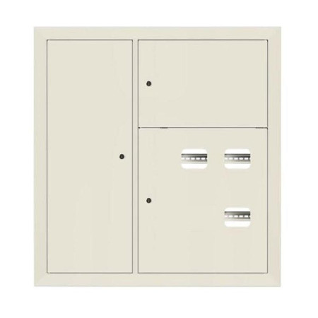 Щит этажный 3 кв. слаботочка слева RAL9002 (1000х950х150)  PROxima