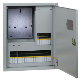 Щит учетно-распределительный встраиваемый ЩРУВ 3/24 с окном (ВхШхГ) 550х440х160мм IP31 PROxima Щит учетно-распределительный встраиваемый ЩРУВ 3/24 с окном (ВхШхГ) 550х440х160мм IP31 PROxima