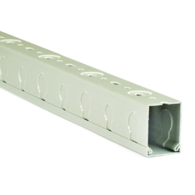 Короб перфорированный, серый TPD 75x50
