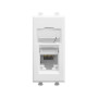 Компьютерная розетка "Белое облако" "Avanti" RJ-45 модульная,кат. 5е , 1 мод