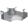 Ответвитель DPX крестообразный 100х50, RAL7004
