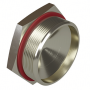 Заглушка взрывозащищенная Ex d e, NPT 1 1/2". Никелированная латунь. IP66/67/68