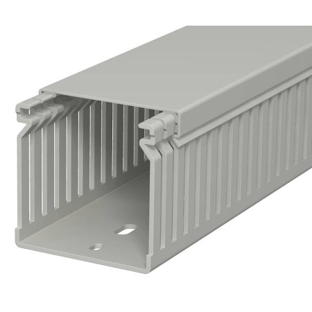 Распределительный кабельный канал LK4 60x60x2000 мм (ПВХ,серый) (LK4 60060)