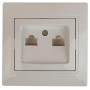 1-304-02 Intro Розетка информационная 2xRJ45, СУ, Plano, сл.кость