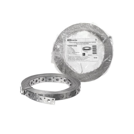 Лента монтажная перфорированная прямая 20x1,0 мм (10 м)