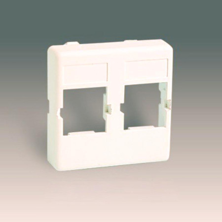 Simon 27 Адаптер на 2 RJ45 75542-30, слоновая кость