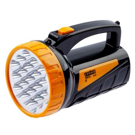 Фонарь прожекторный  19хLED + 18хLED аккумулятор 4V2Ah 220В TSP19