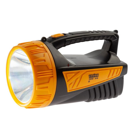 Фонарь прожекторный  3хLED аккумулятор 4V2Ah 220В TSP3W