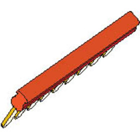 Перемычка PC5.34 ROUGE, , шаг 5мм, 34 пол.