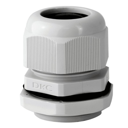 Зажим кабельный с контргайкой IP68 PG9 диаметр кабеля 4 - 8мм
