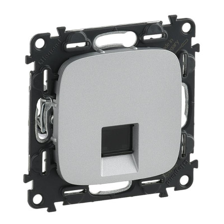 Valena ALLURE DIY Алюминий Розетка комп(RJ45) 1-ая 5 кат UTP