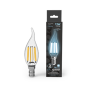 Лампа светодиодная Filament Свеча на ветру 13W 1150lm 4100К Е14 LED 1/10/50