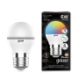 Лампа светодиодная Шар G45 6W E27 RGBW+димирование LED 1/100