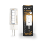 Лампа светодиодная LED 4Вт G4 12В 2700К керамика