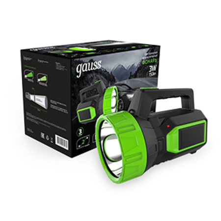 Фонарь прожекторный светодиодный GFL604 3W 150lm lead acid 900mAh LED 1/10/40