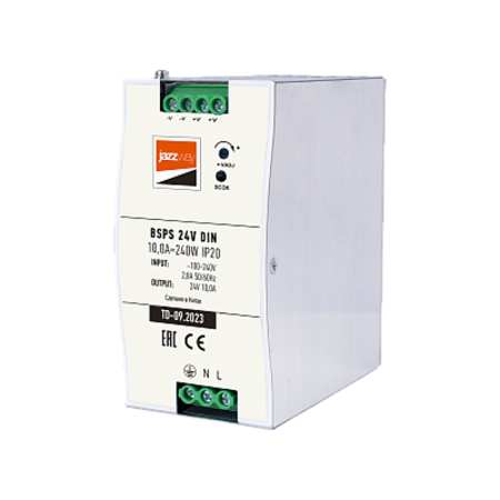 Драйвер для светодиодной ленты BSPS DIN 24V10.0A240w IP20 AL 3г.гар  на DIN-рейку
