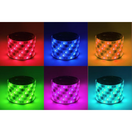Лента светодиодная  LS5050 -7,2-30-12-RGB-IP65-1 year-5m RGB 5м