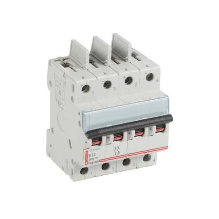 Выключатель автоматический двухполюсный DX3 DC 13А B 4,5кА (4 мод)